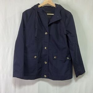 Talbots Navy Utility Jacket